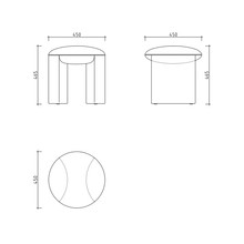 Almos Stool gallery detail image