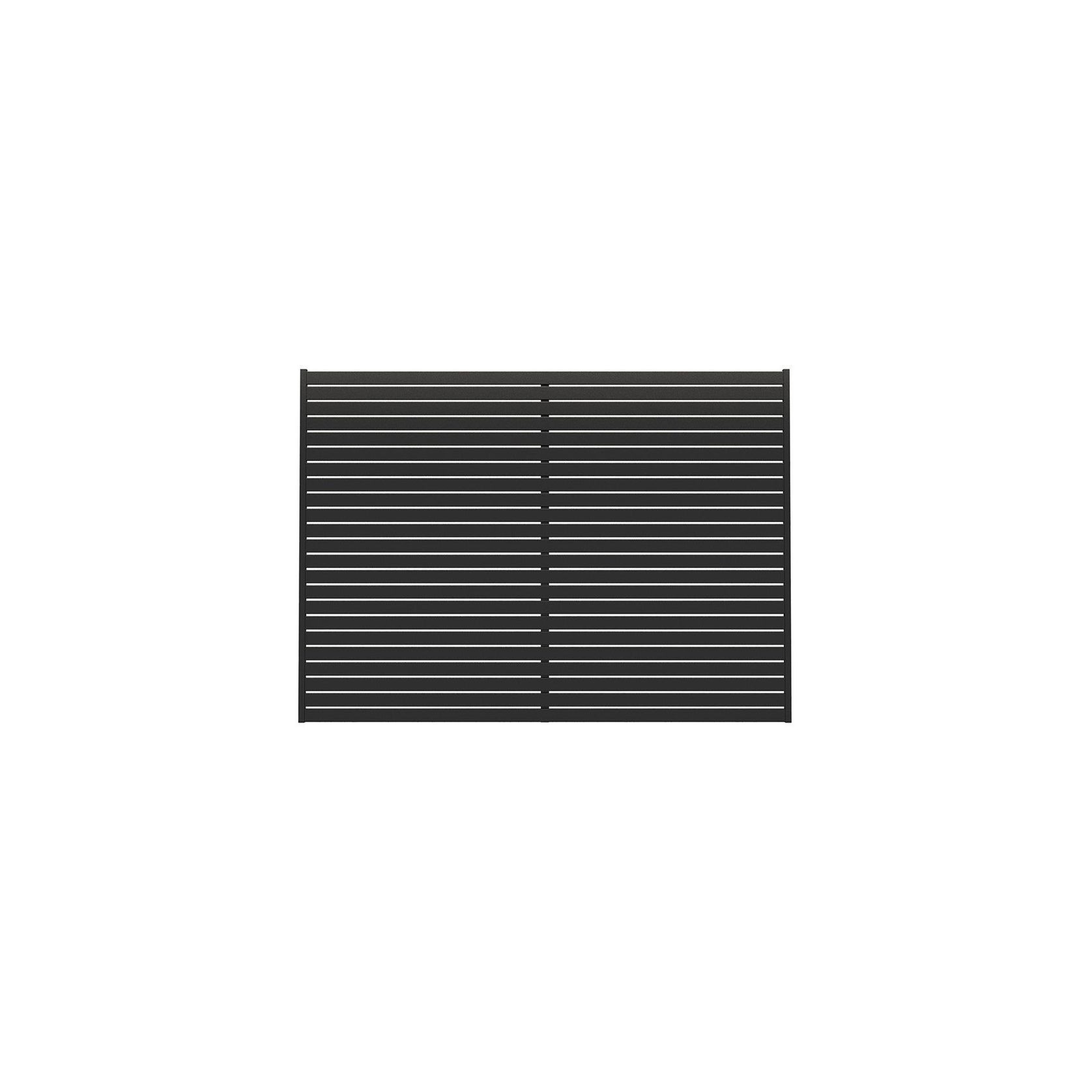 Aluminium Slat Privacy Fence Panel - Horizontal gallery detail image