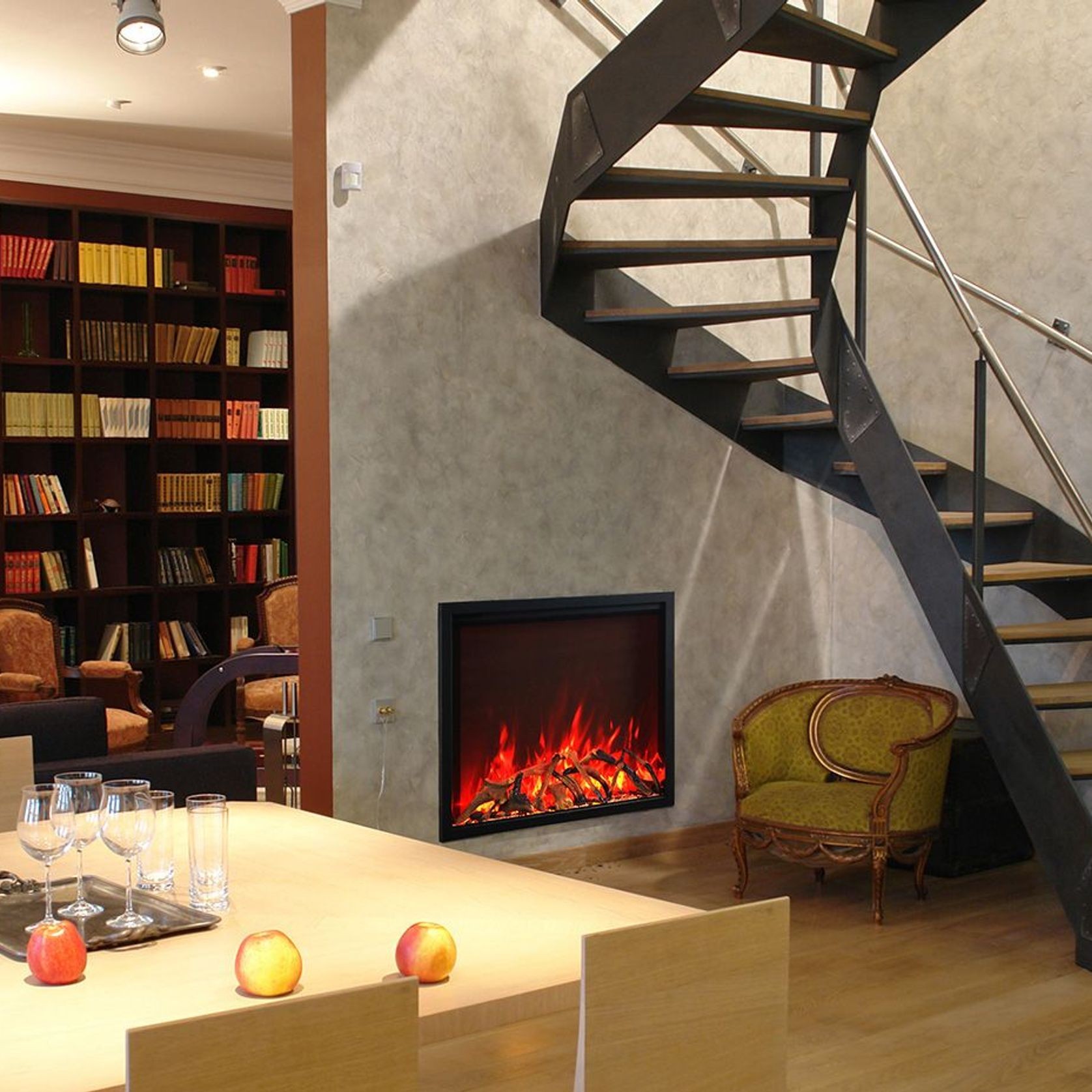 Amantii Traditional Trd48 Electric Fireplace gallery detail image
