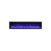 Amantii 74" Symmetry Electric Fireplace gallery detail image