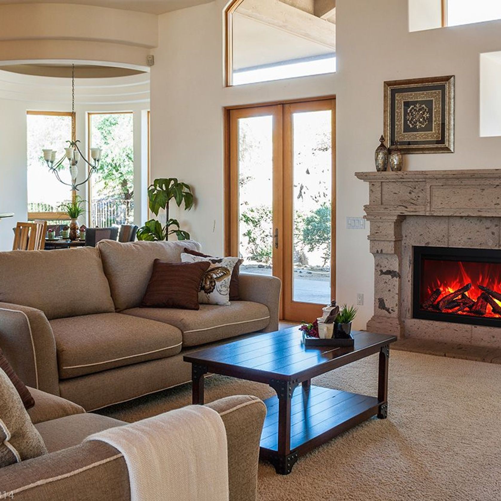 Amantii Traditional Trd44 Electric Fireplace gallery detail image