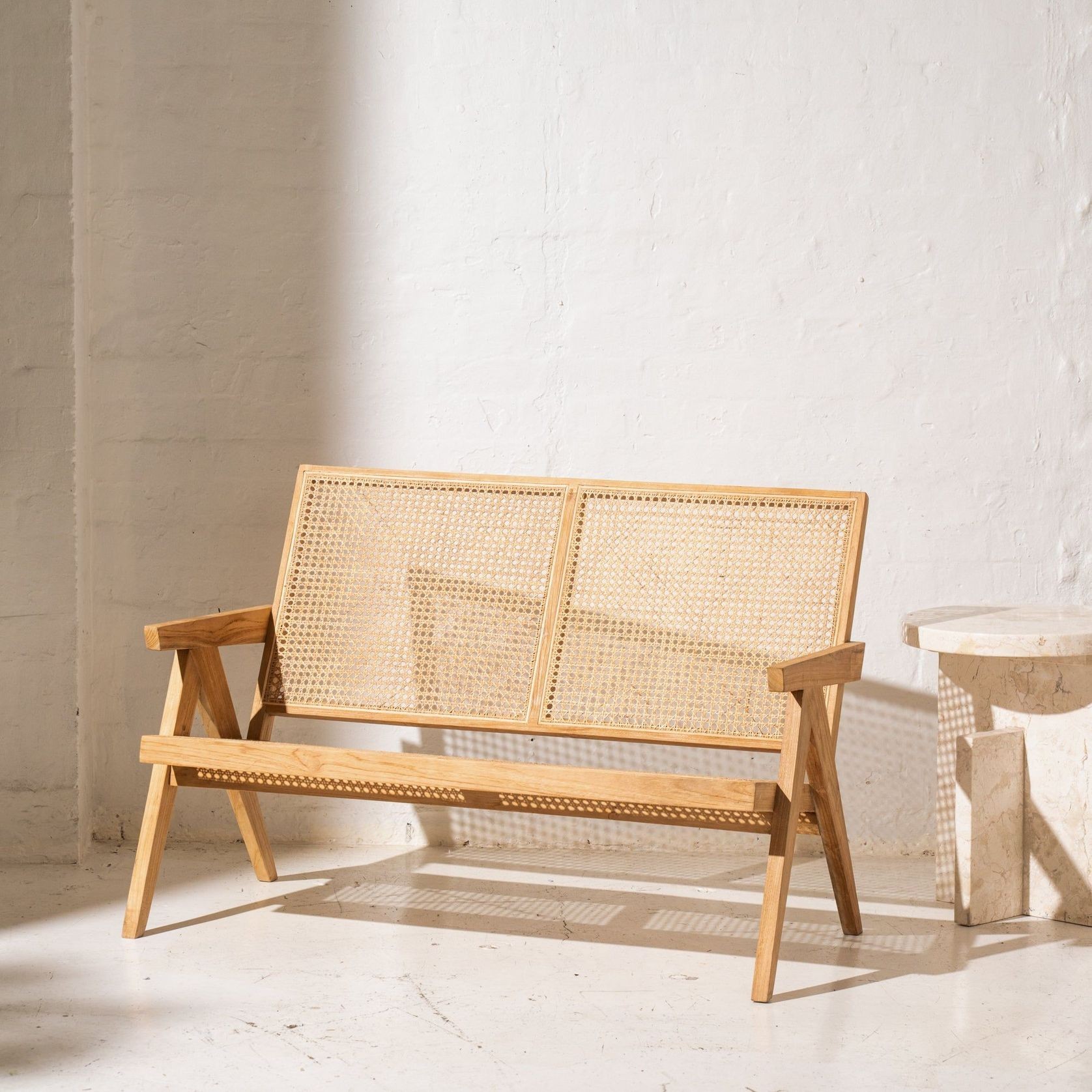 Amar Relaxed Rattan Loveseat gallery detail image