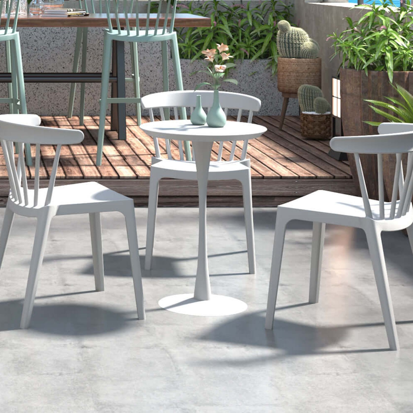 Amie Outdoor Patio Dining Chair gallery detail image