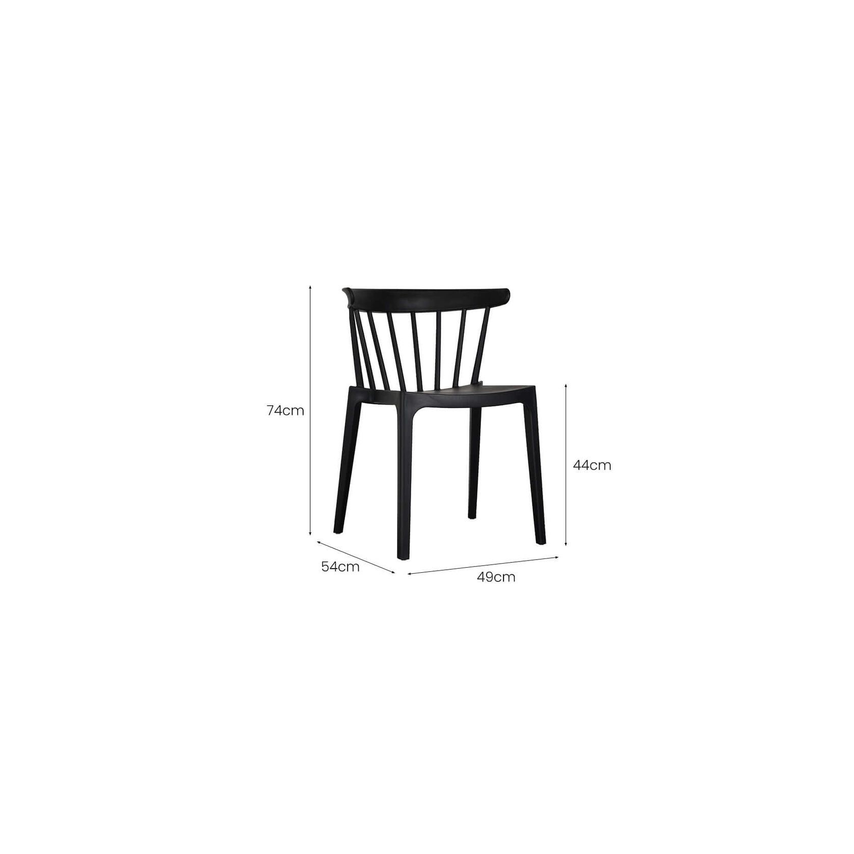 Amie Outdoor Patio Dining Chair gallery detail image