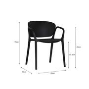 Dipper Table With Andi Chairs 5-Piece Outdoor Dining Set gallery detail image