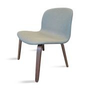 LOTTIE Lounge Chair - Walnut & Grey gallery detail image
