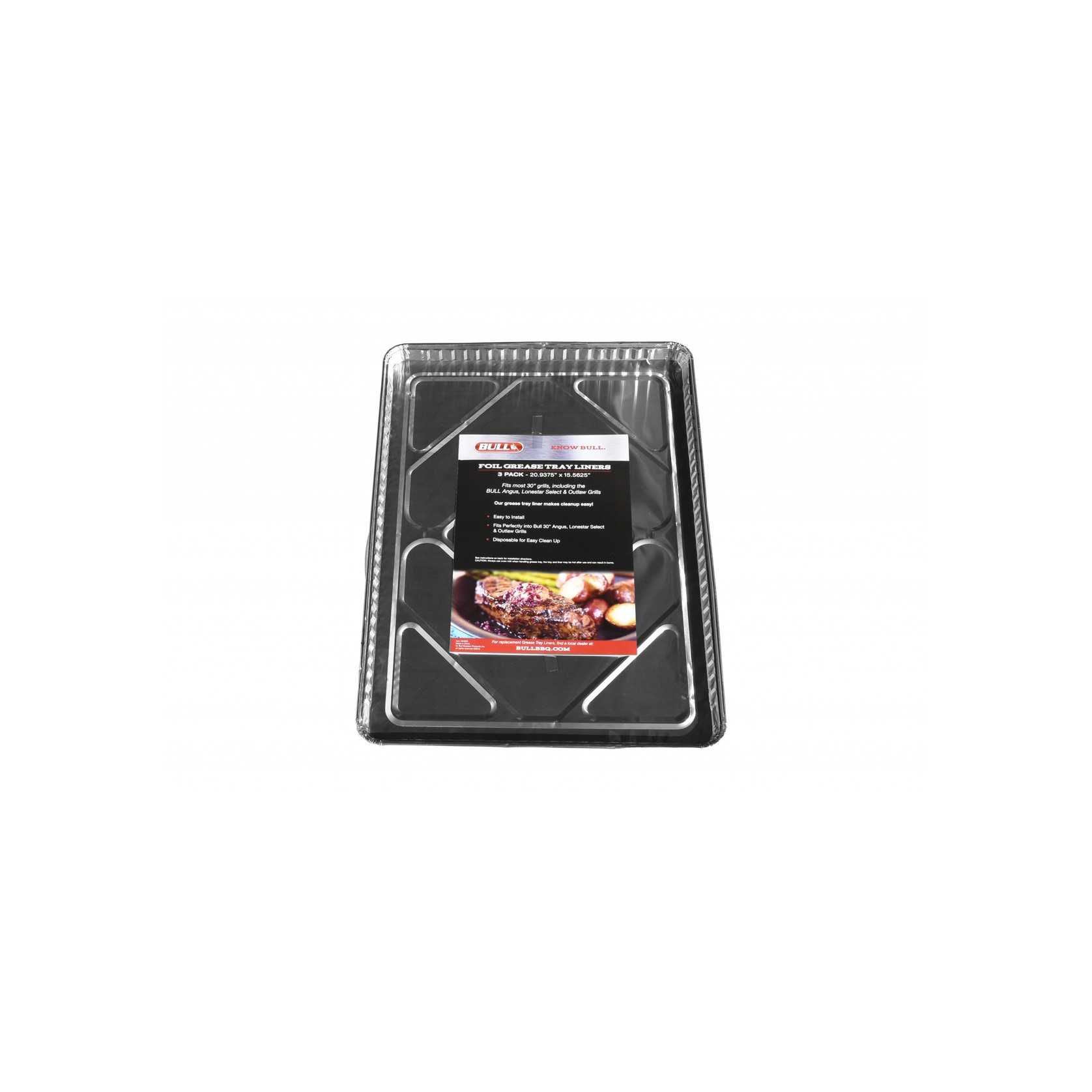 Bull Brahma 97cm Grill Grease Tray Liner - 12 pcs gallery detail image