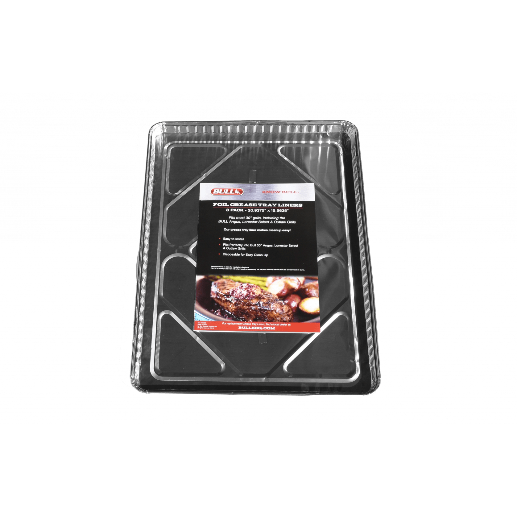 Bull Brahma 97cm Grill Grease Tray Liner - 12 pcs gallery detail image