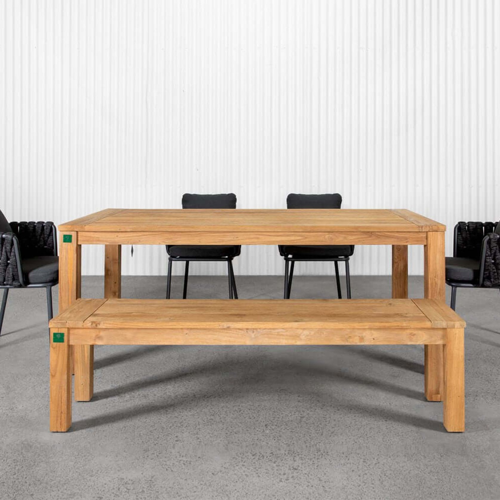 Ankola Teak Outdoor Bench 170cm gallery detail image