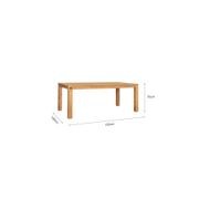 Ankola Teak Outdoor Table - 250 X 100cm gallery detail image