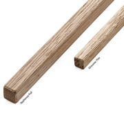 Chicama THIN Wave Appliance Pull Timber Handles gallery detail image