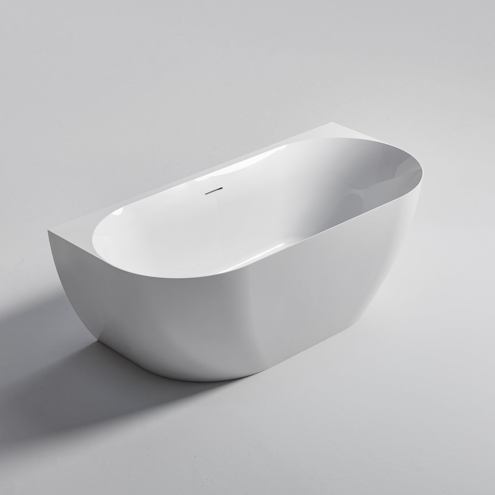 Endura Acrylic Arc 1400 Back to Wall Bath gallery detail image