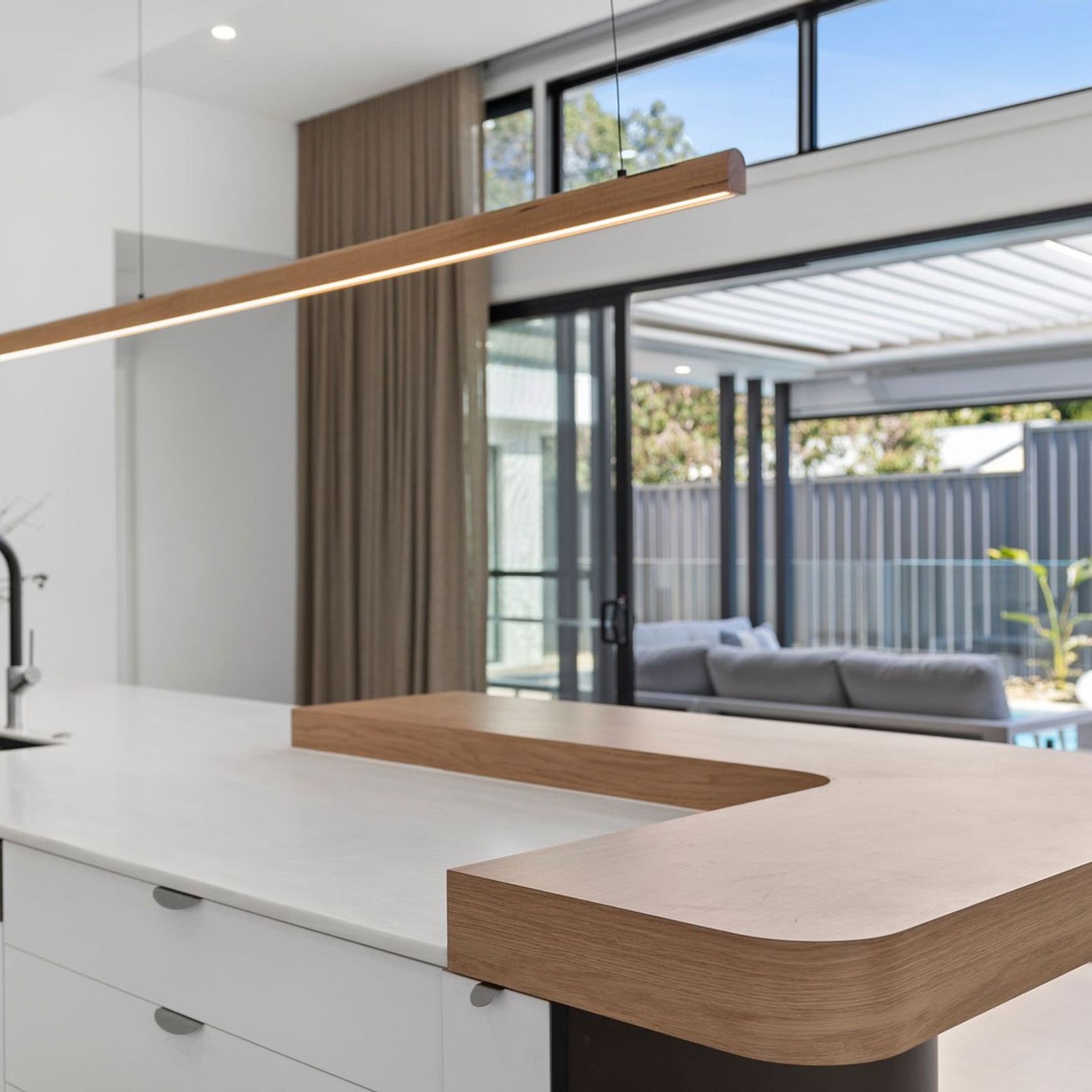 Arc Pendant | Spotted Gum gallery detail image