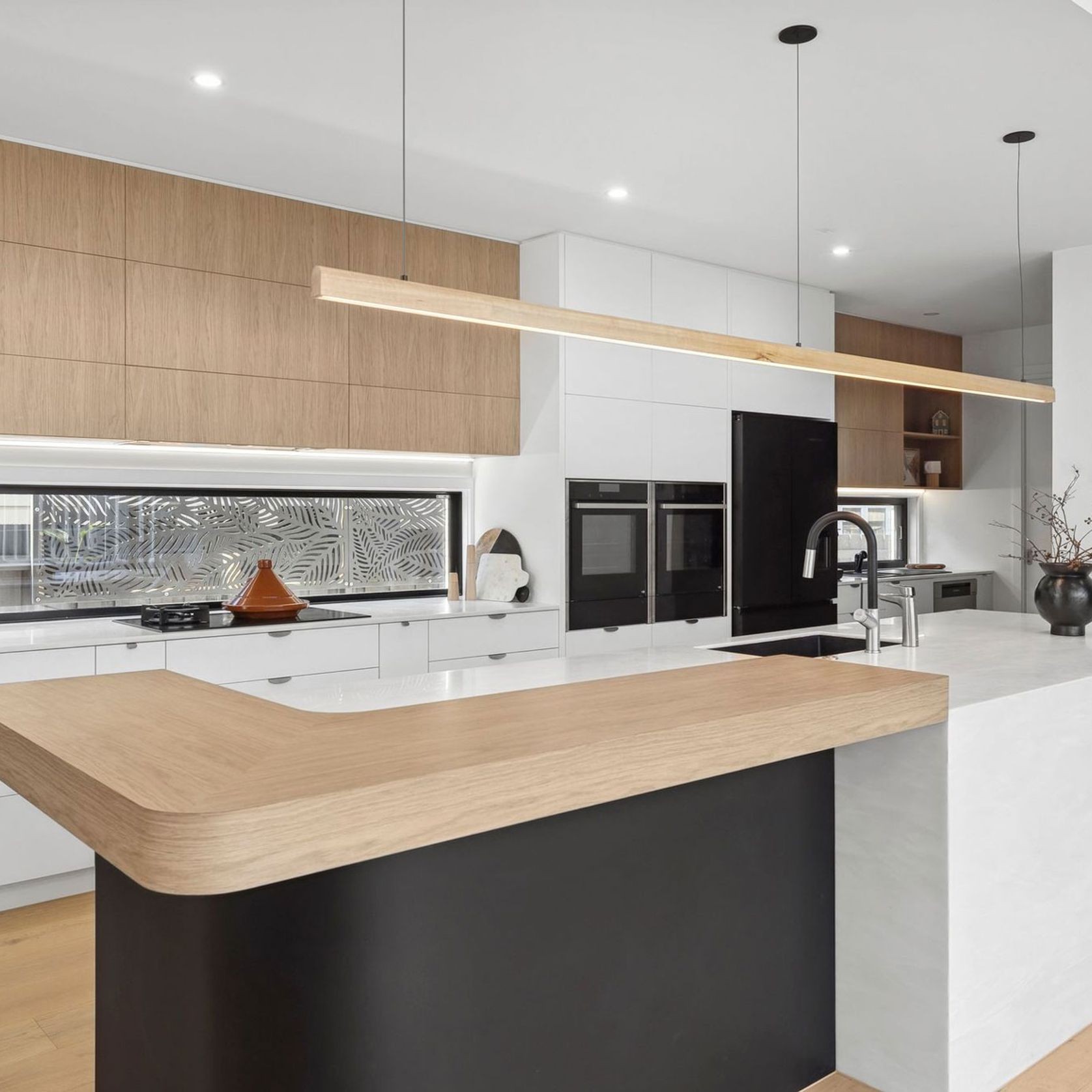 Arc Pendant | Tasmanian Blackwood gallery detail image