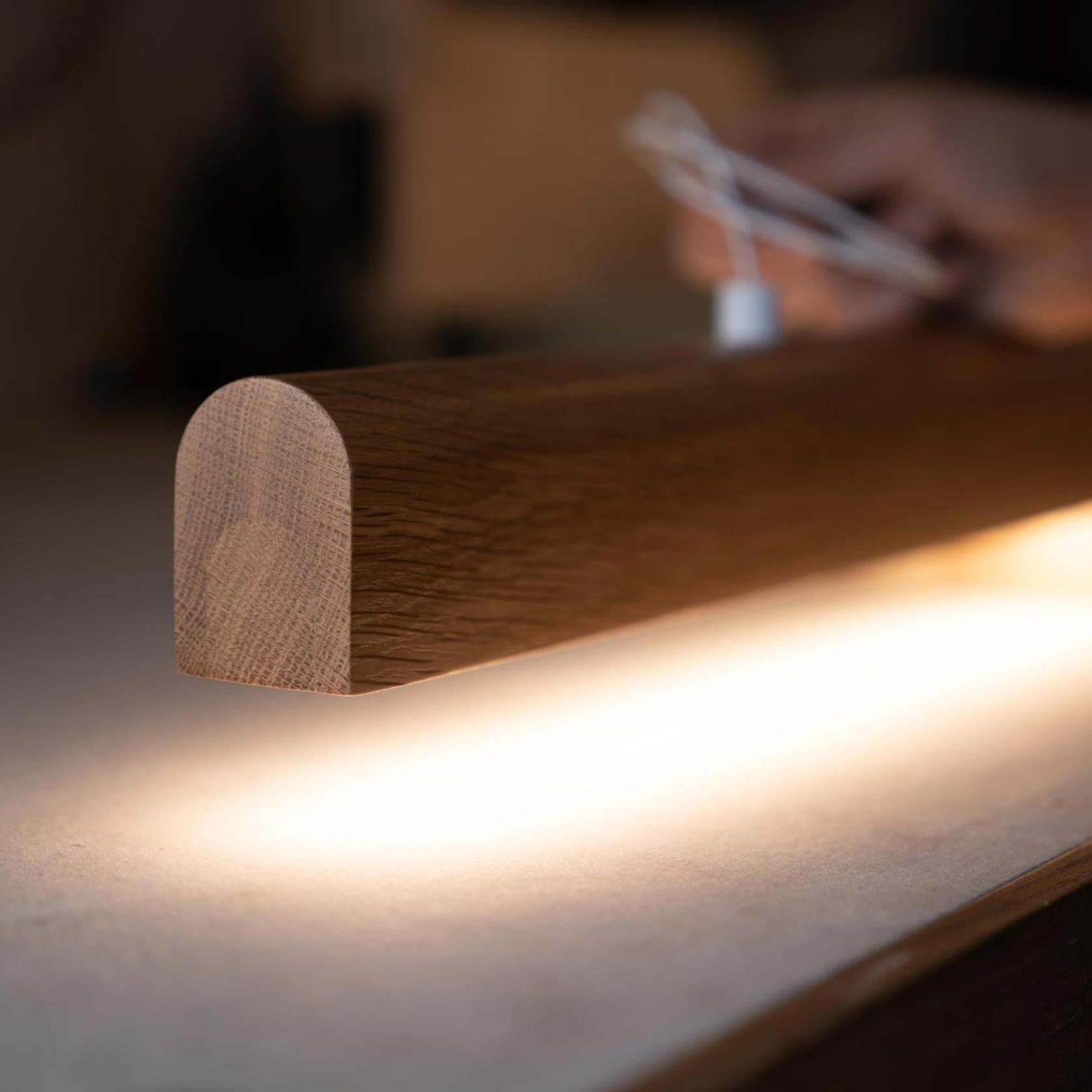 Arc Pendant | Tasmanian Blackwood gallery detail image