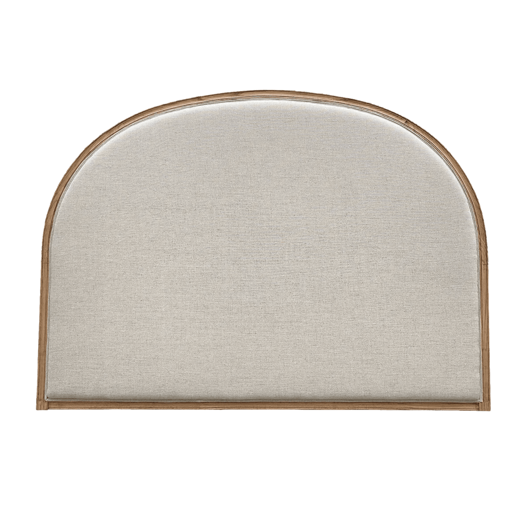 Arch Bed Head - Natural Linen gallery detail image