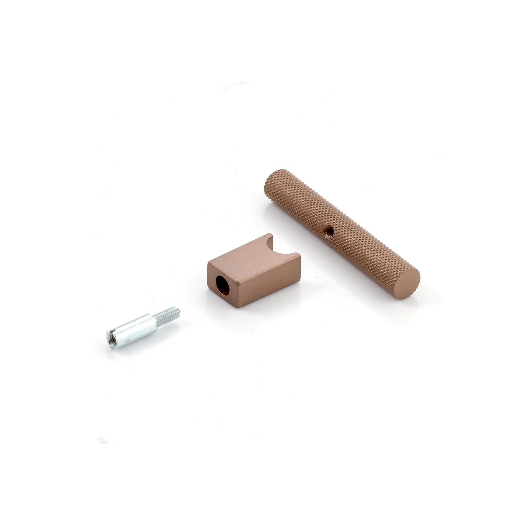 Arezzo Knurled Bar Handle - Single Fixing Post gallery detail image
