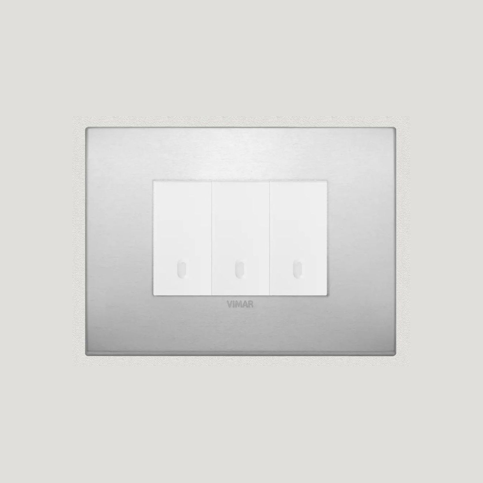 Vimar Eikon Arke Light Switches | Aluminium gallery detail image