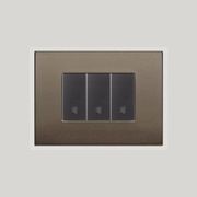 Vimar Eikon Arke Light Switches | Aluminium gallery detail image