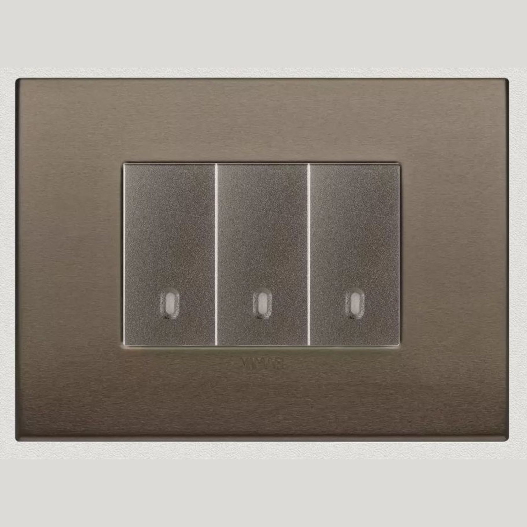Vimar Eikon Arke Light Switches | Aluminium gallery detail image