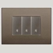 Vimar Eikon Arke Light Switches | Aluminium gallery detail image