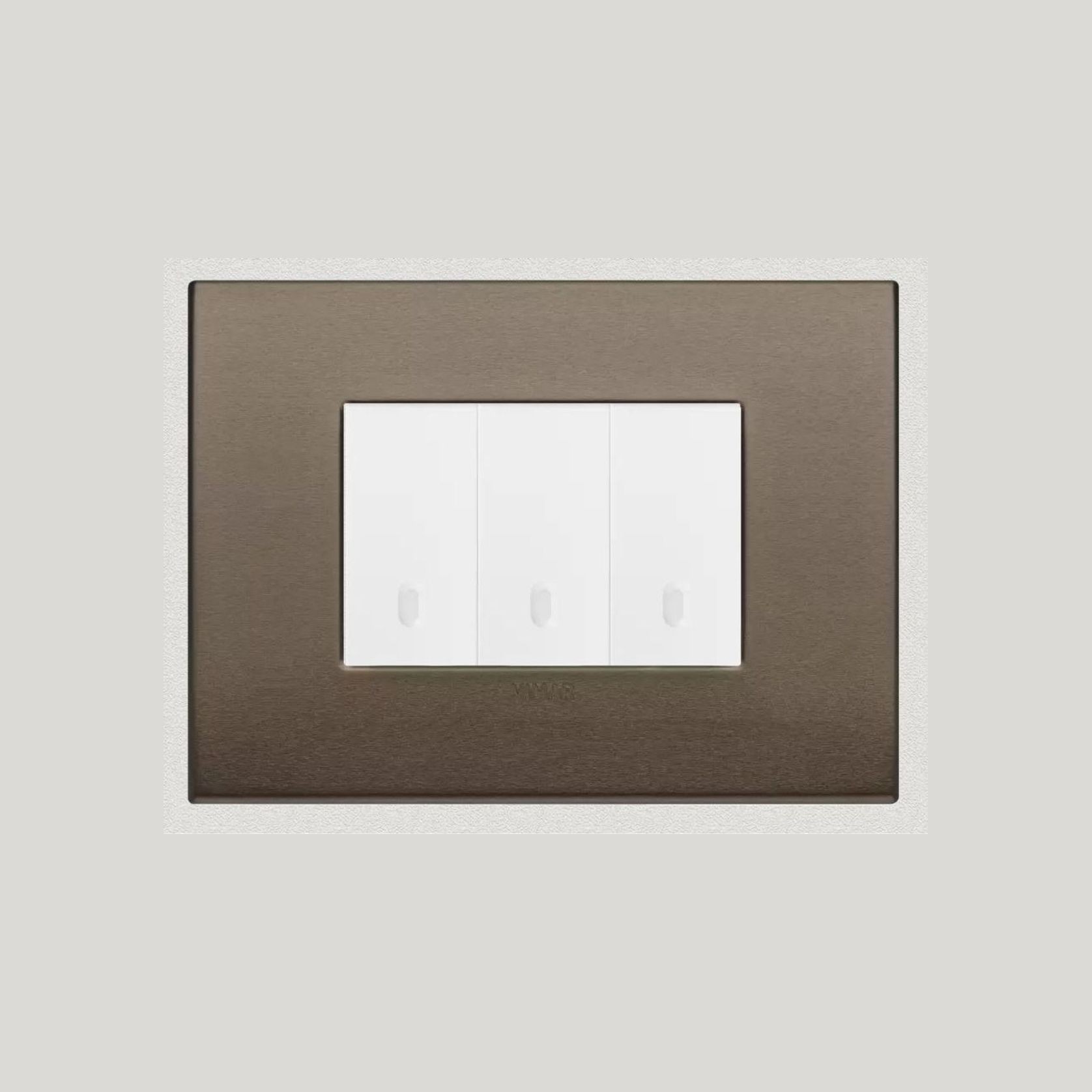 Vimar Eikon Arke Light Switches | Aluminium gallery detail image