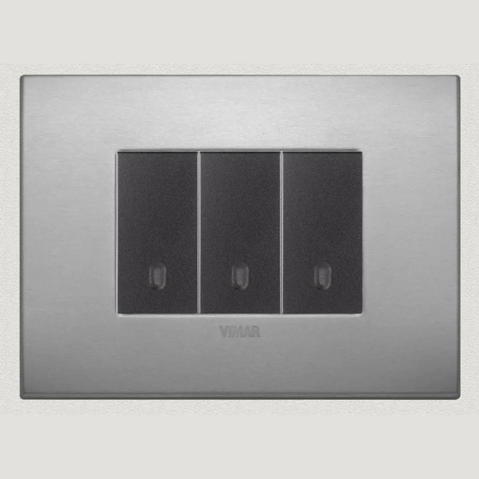 Vimar Eikon Arke Light Switches | Aluminium gallery detail image