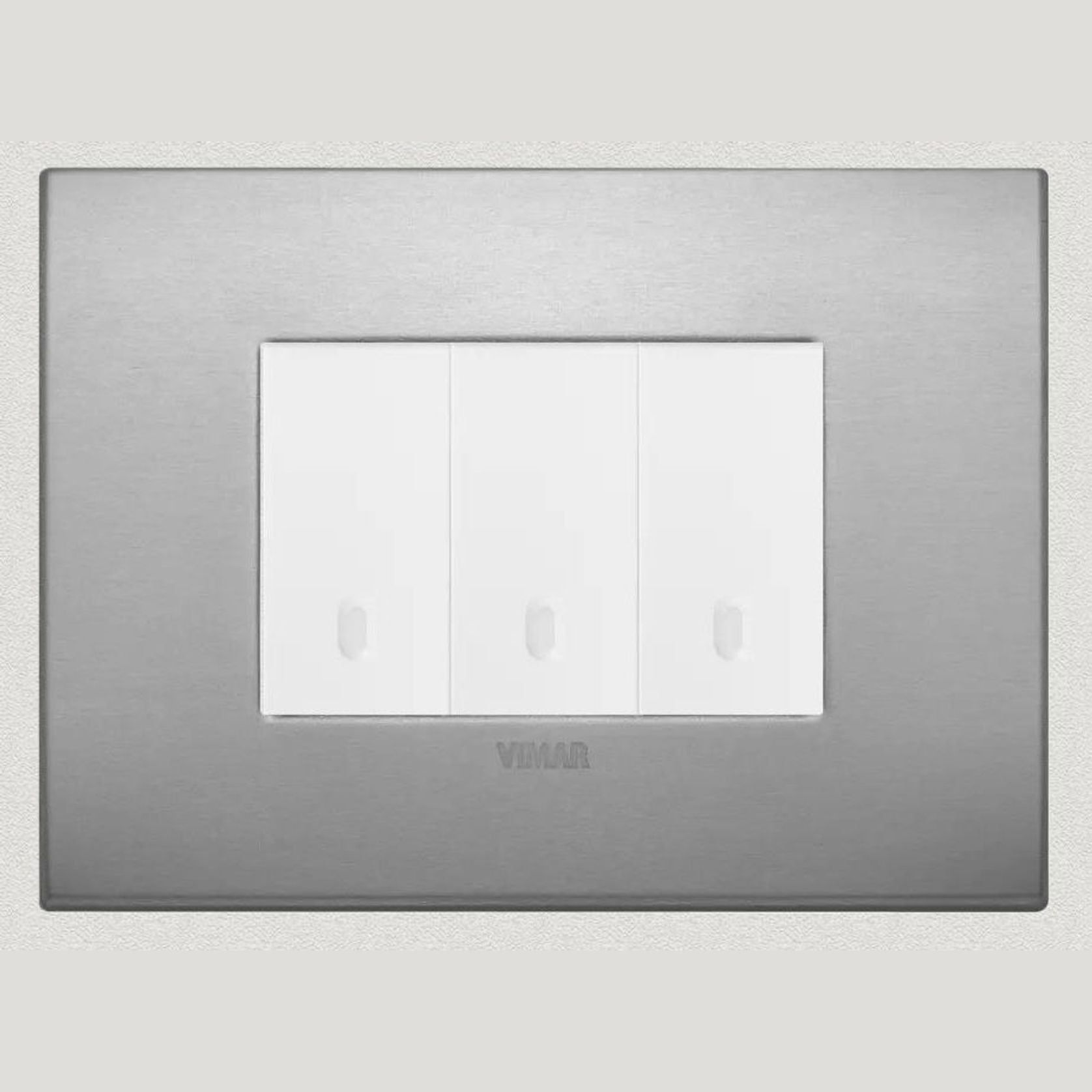 Vimar Eikon Arke Light Switches | Aluminium gallery detail image
