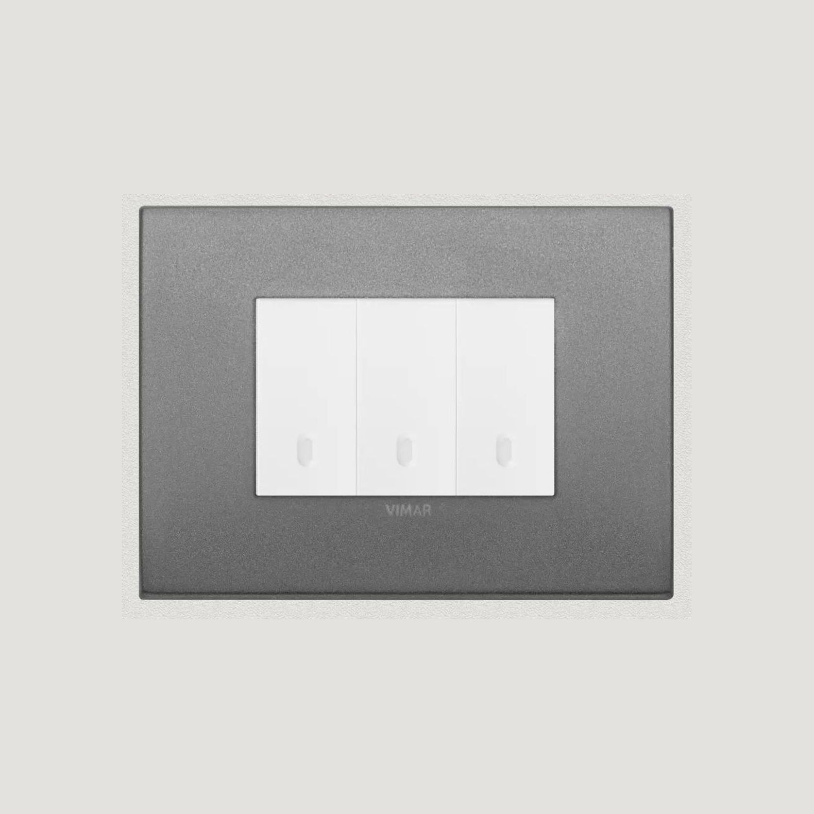 Vimar Eikon Arke Light Switches | Painted Metal gallery detail image