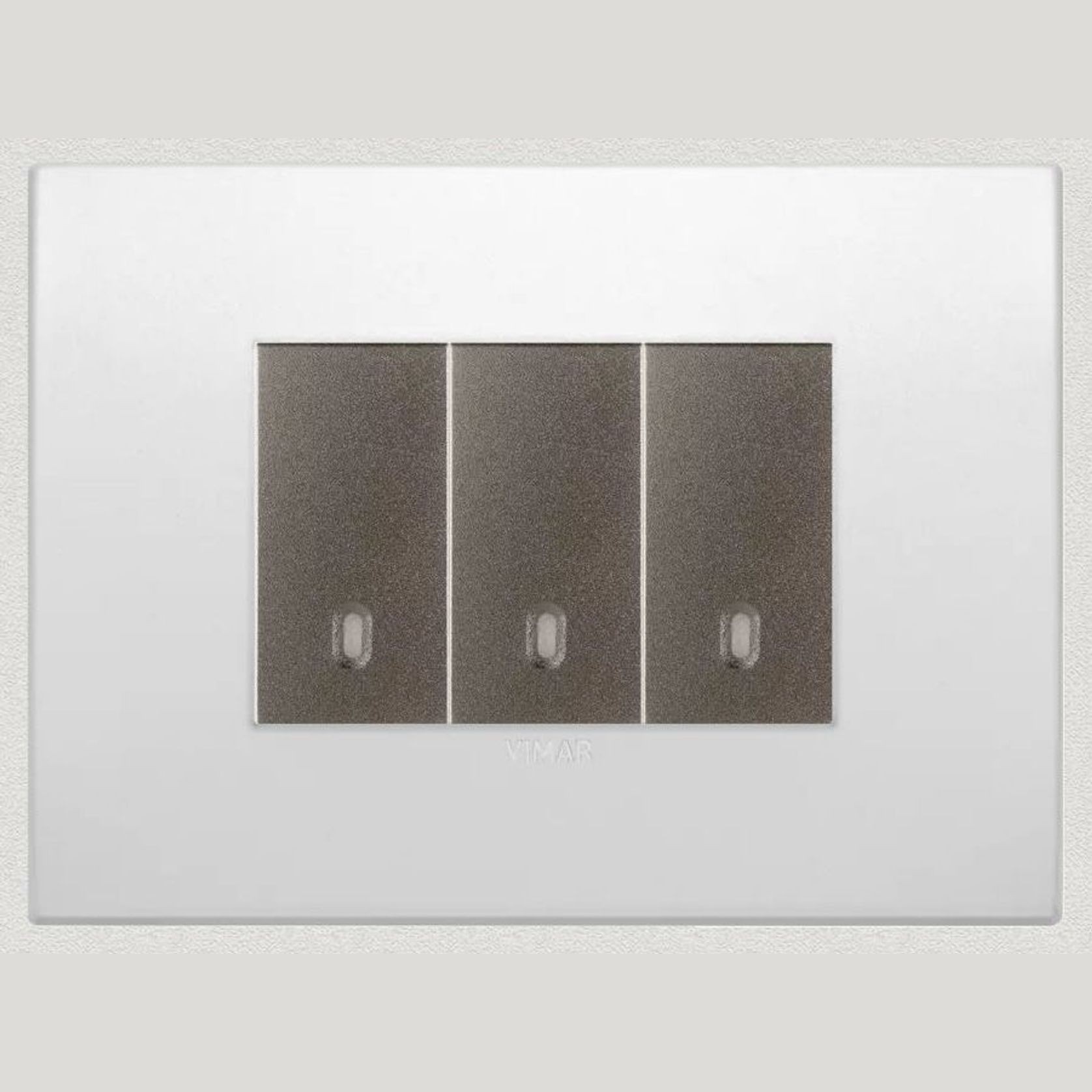 Vimar Eikon Arke Light Switches | Painted Metal gallery detail image