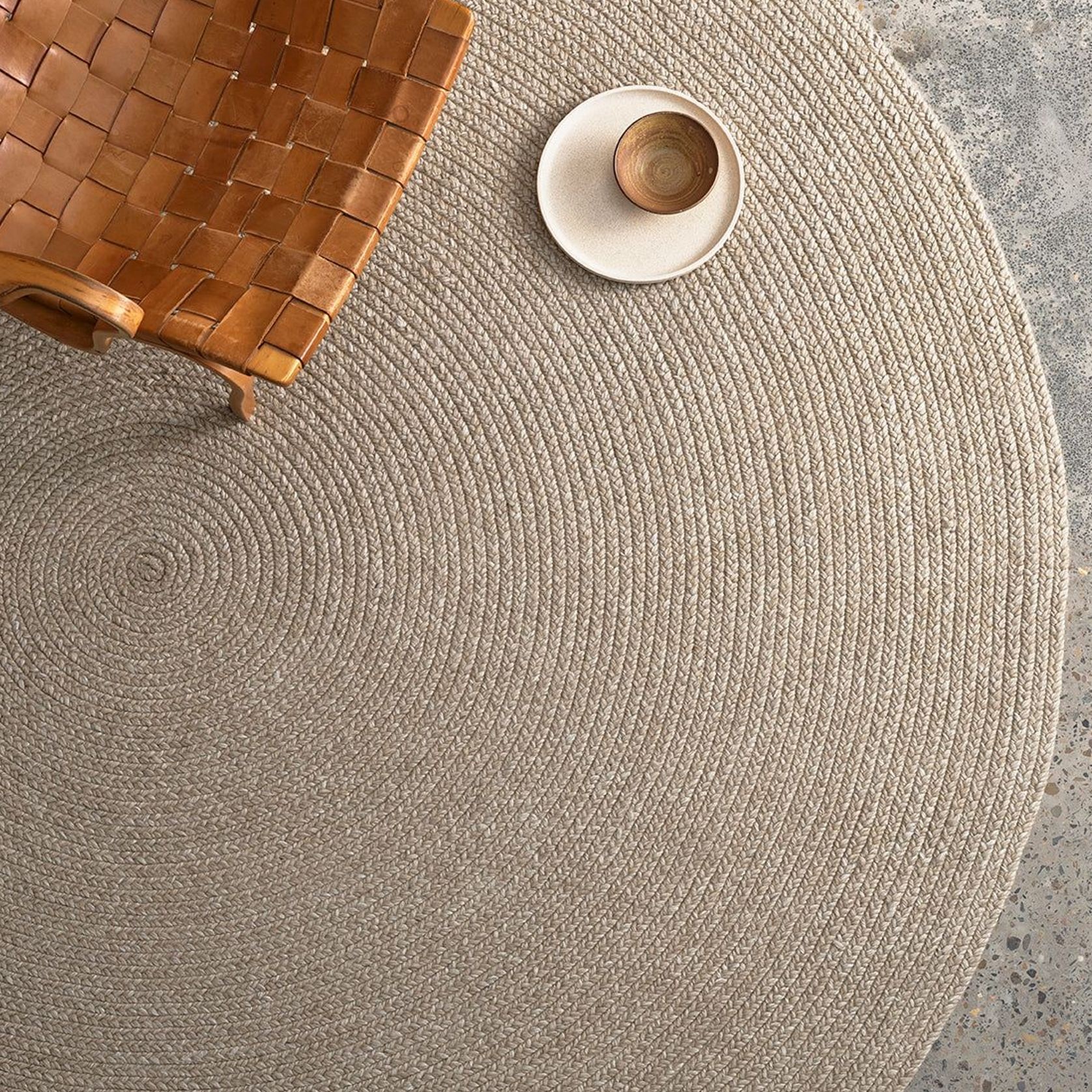Armadillo Braid Wool Rug gallery detail image