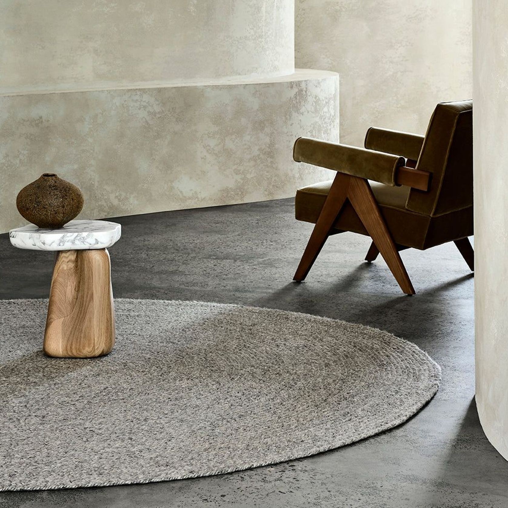 Armadillo Braid Wool Rug gallery detail image