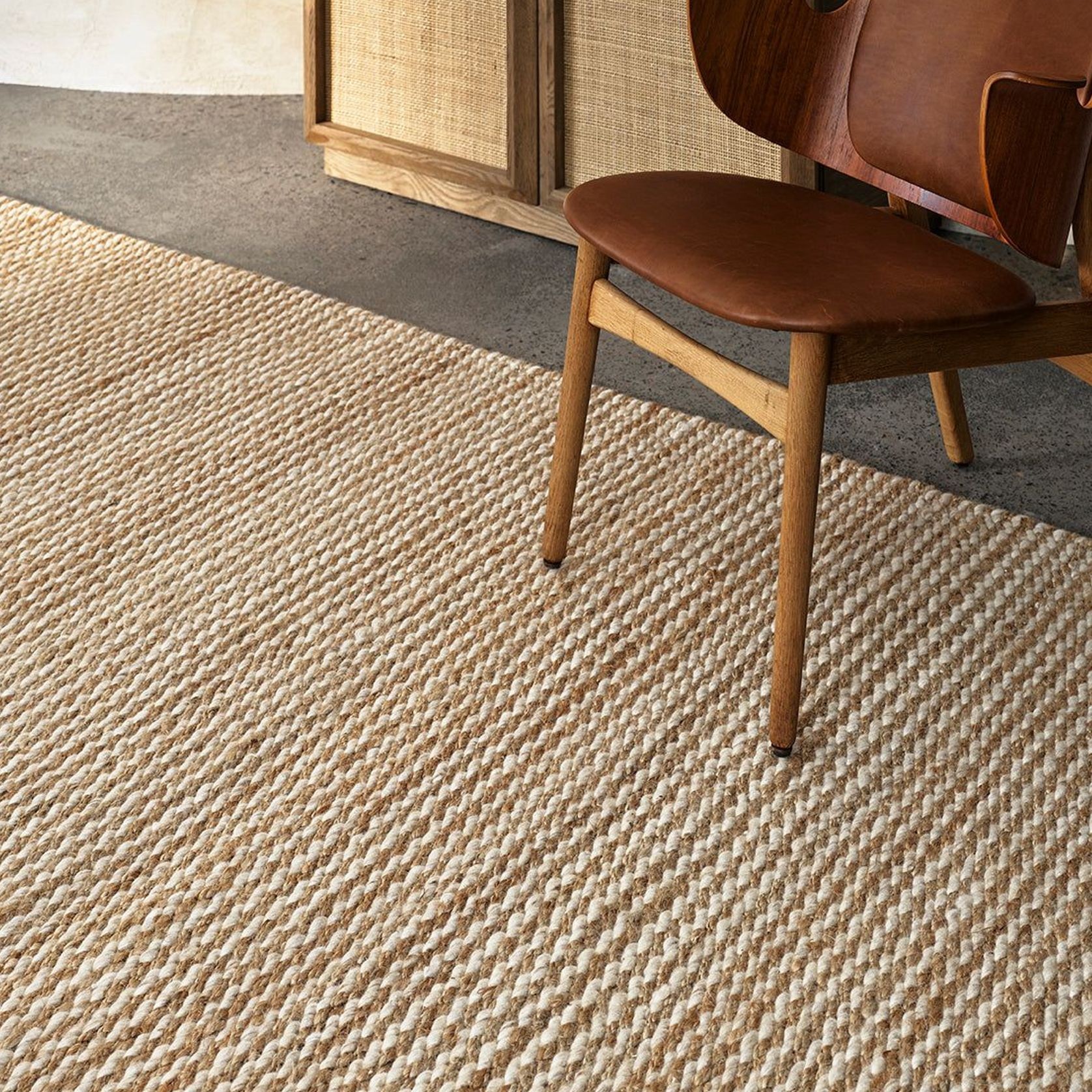 Armadillo Kalahari Wool + Jute Rug ArchiPro NZ