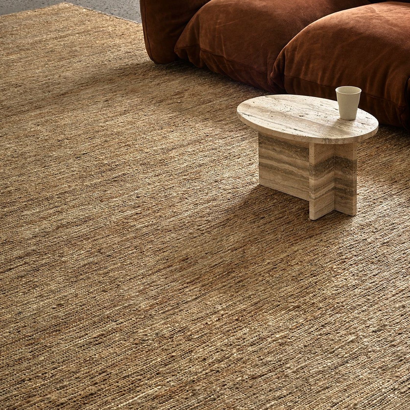 Armadillo River Jute Rug gallery detail image