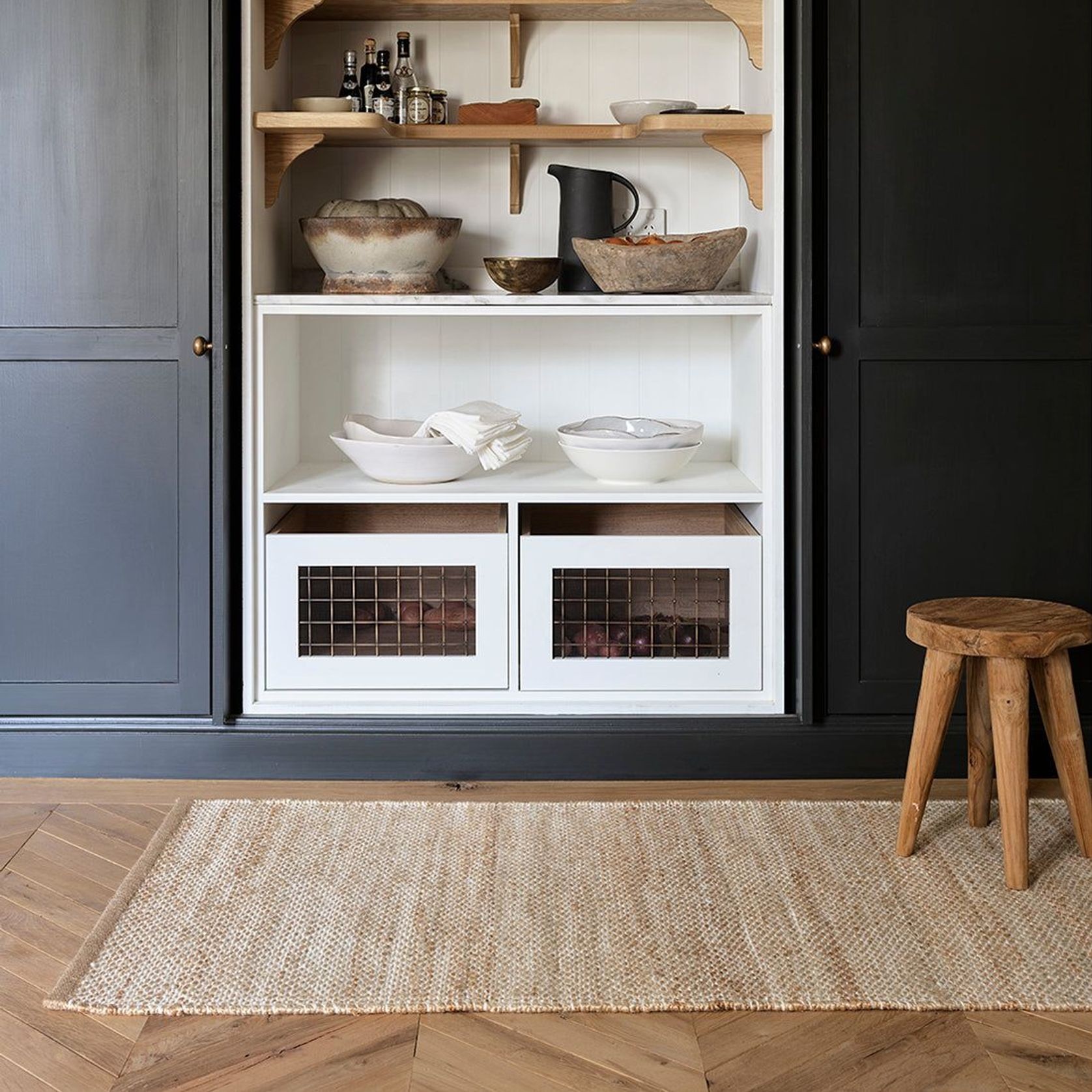 Armadillo Ridge Nook Wool + Jute Rug gallery detail image