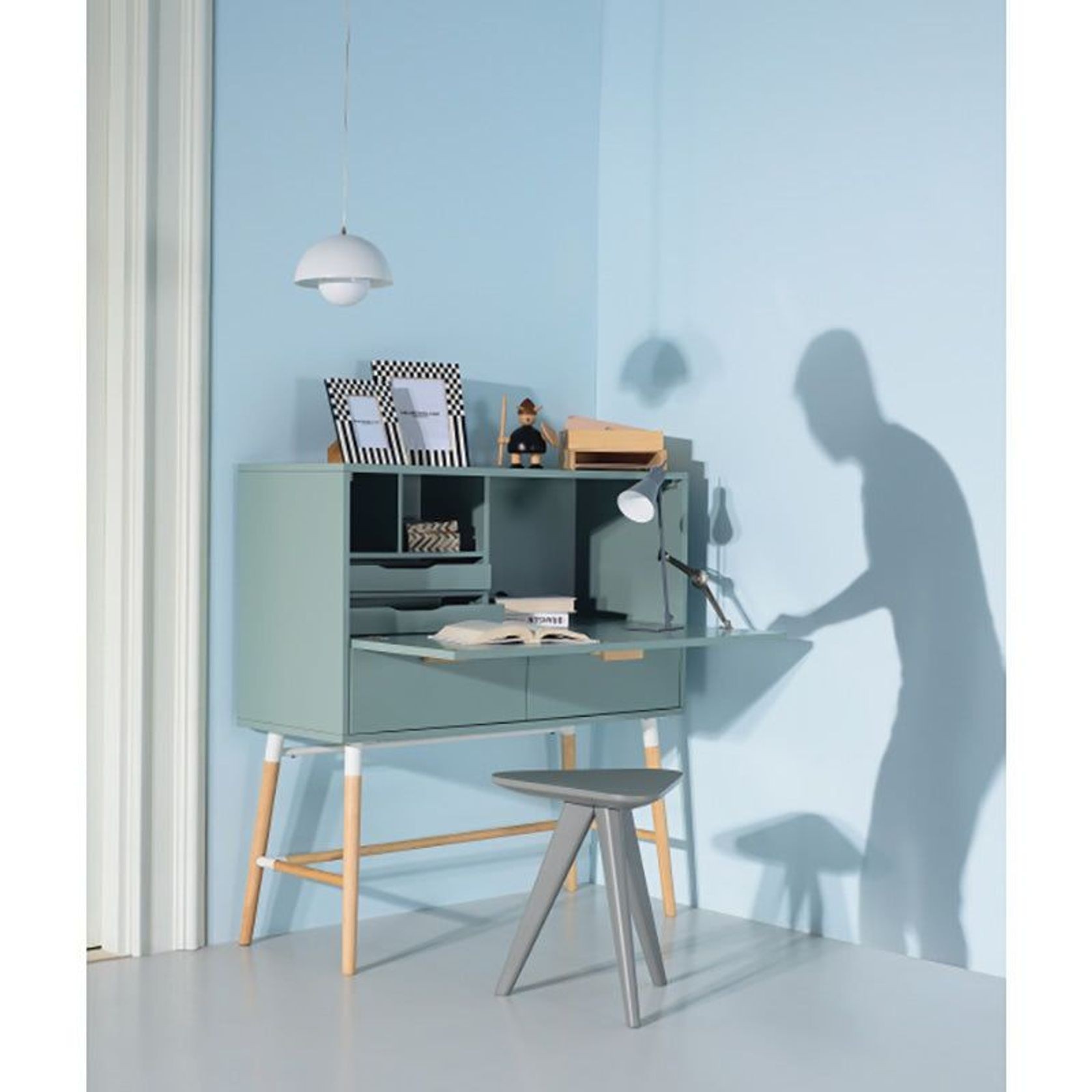 Petite Stool - Grey gallery detail image