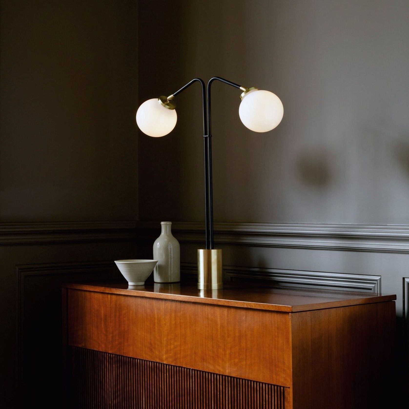 Array Twin Table Lamp gallery detail image
