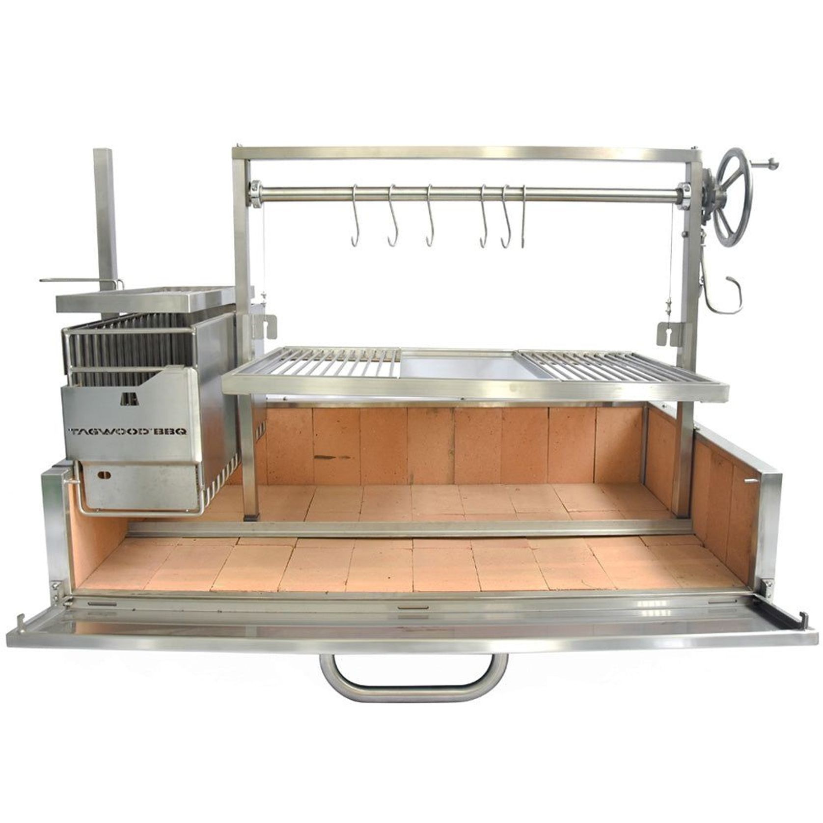 Argentine Charcoal & Woodfired Built-In Parilla Grill | BBQ25SS gallery detail image