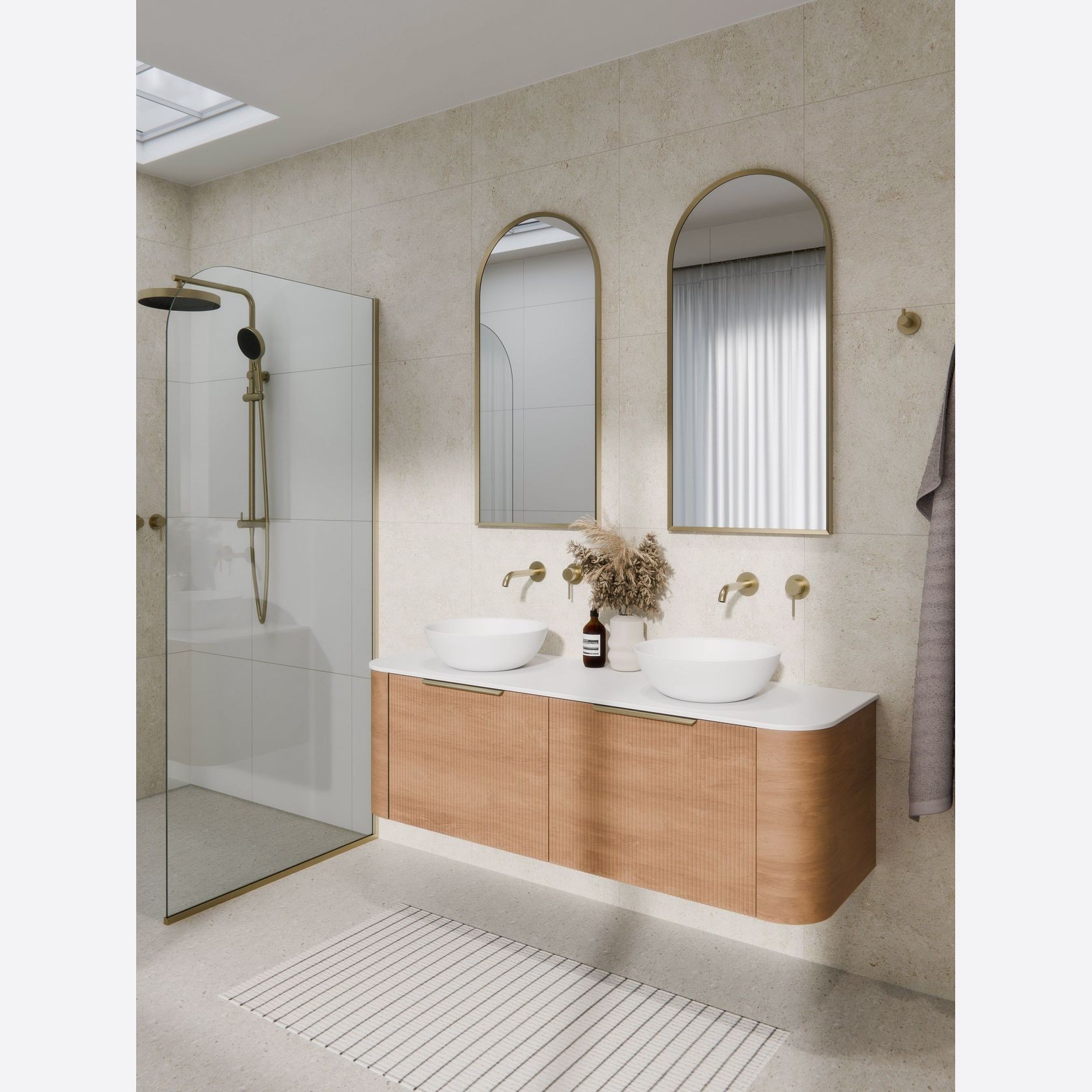 Aspect 500 Arch Framed Mirror gallery detail image