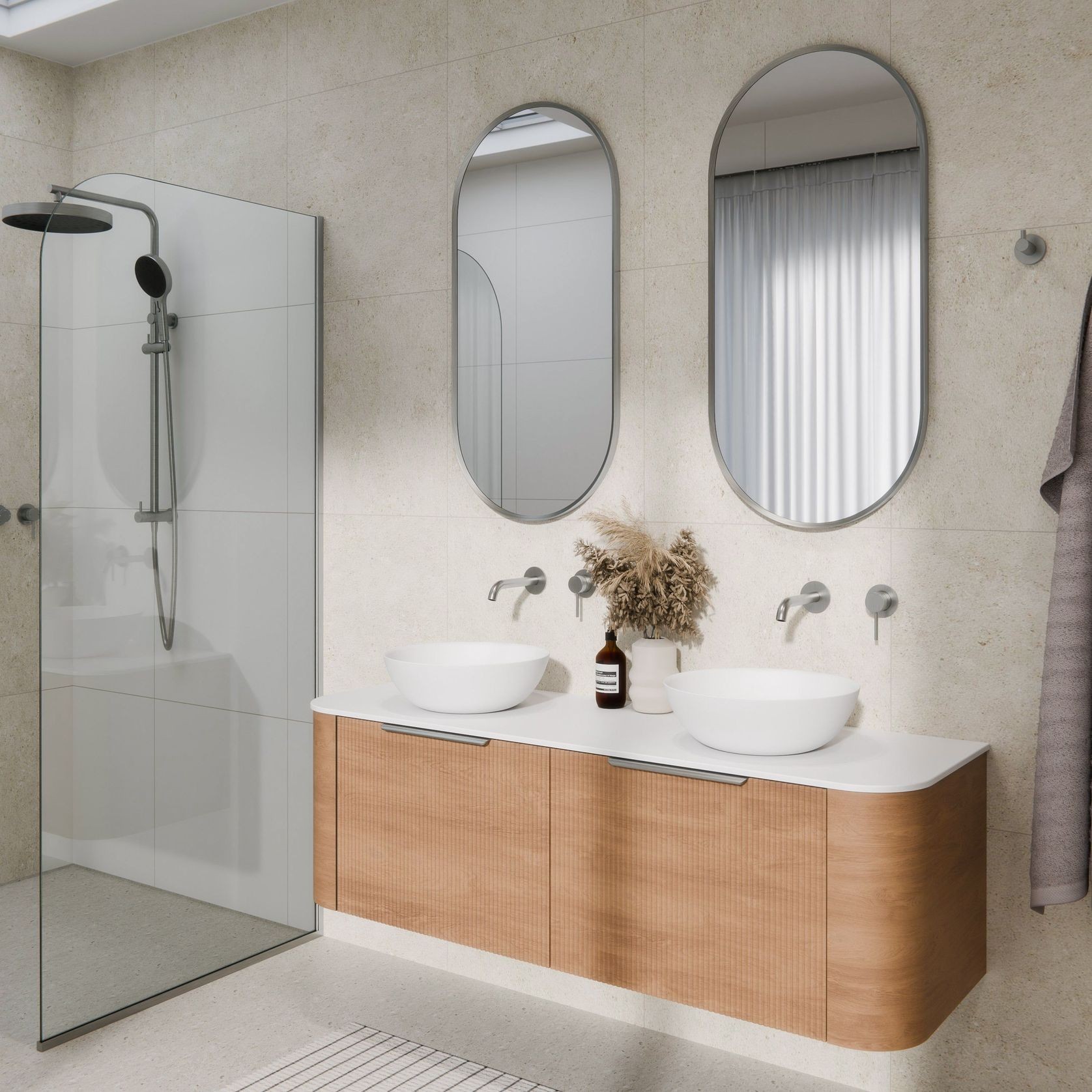 Aspect 500 Oval Framed Mirror gallery detail image