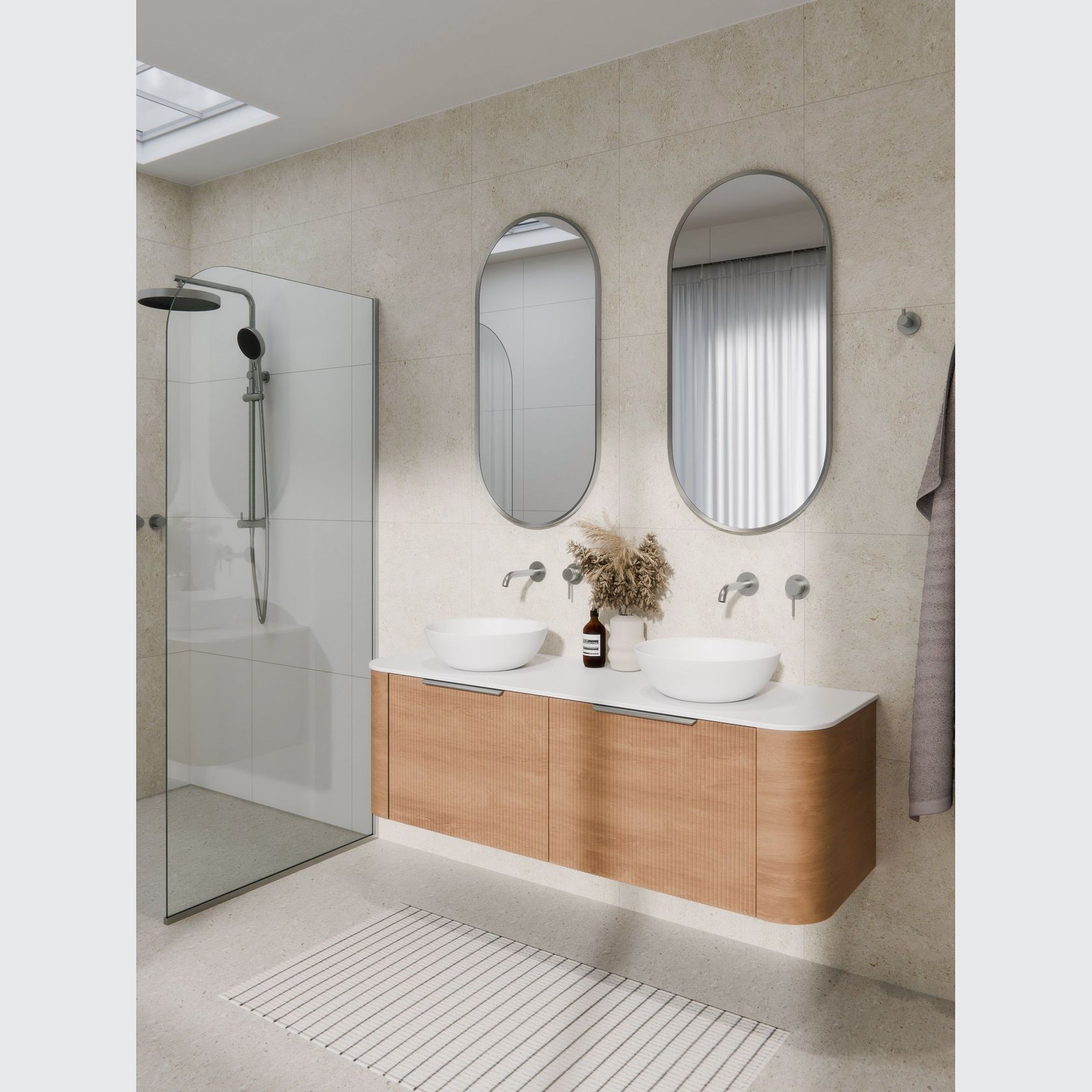Aspect 500 Oval Framed Mirror gallery detail image