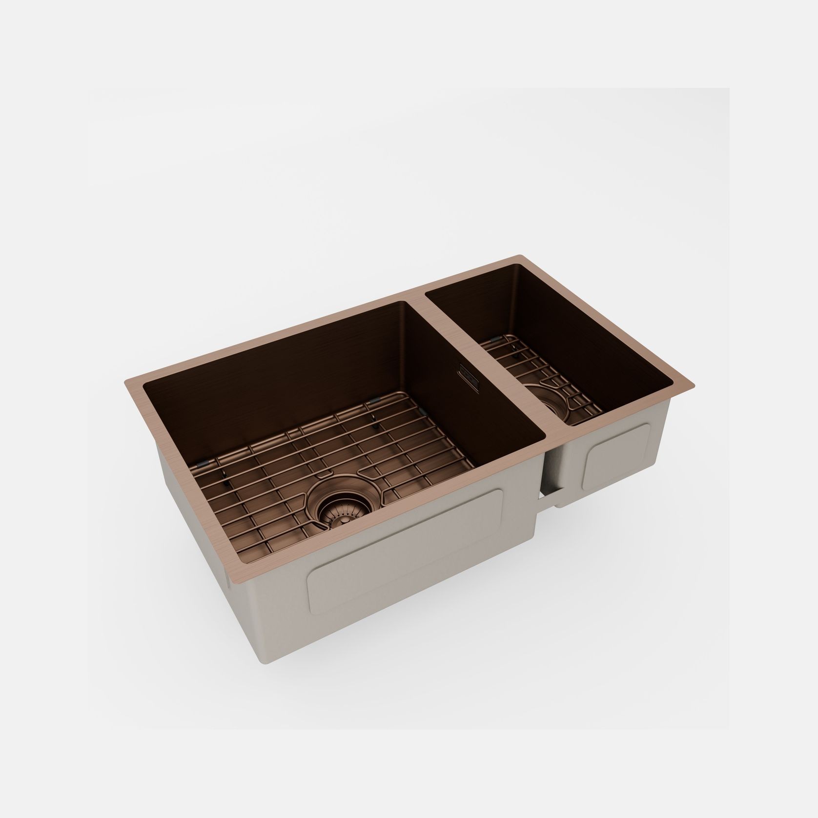 Aspen 650 (450+200) Double Bowl Sink gallery detail image