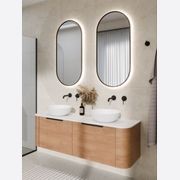 Aura Oval 500x1050 LED Mirror gallery detail image