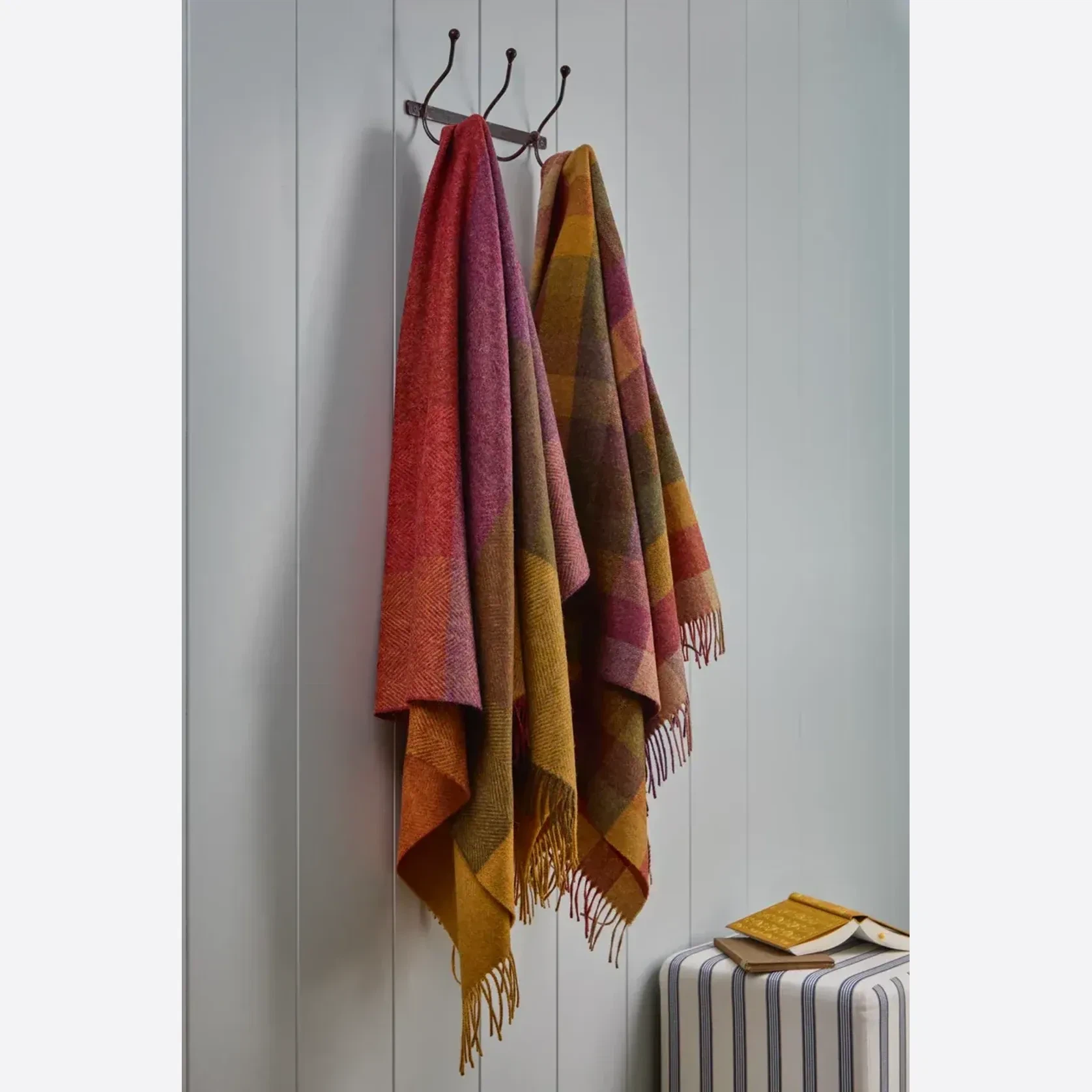NZ Wool Throw - Harland Autumn | 100% Pure Wool gallery detail image