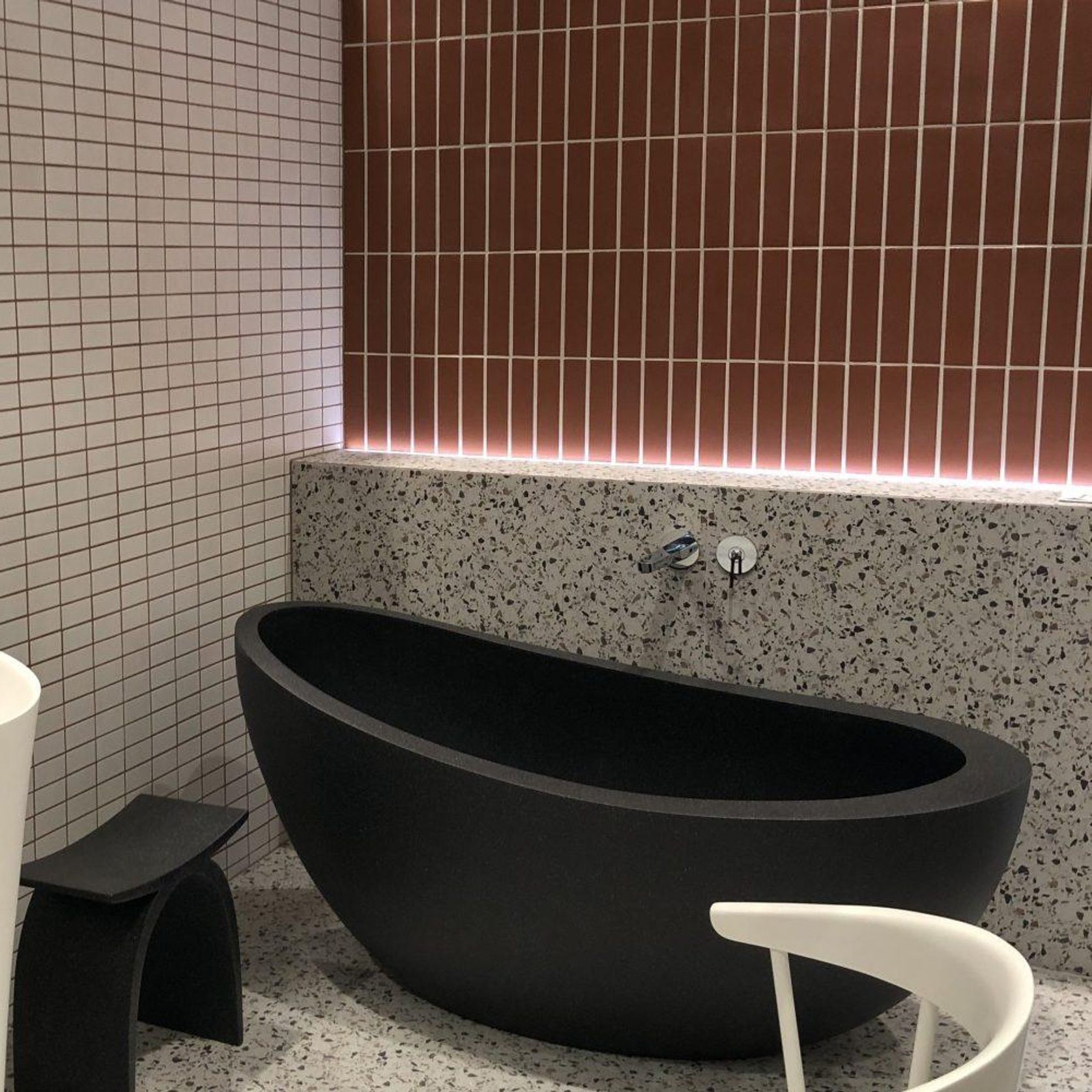 Pietra Bianca Bora Freestanding Stone Bath gallery detail image