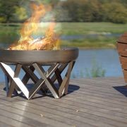 ALFRED RIESS Curonian Steel Fire Pit - Medium gallery detail image