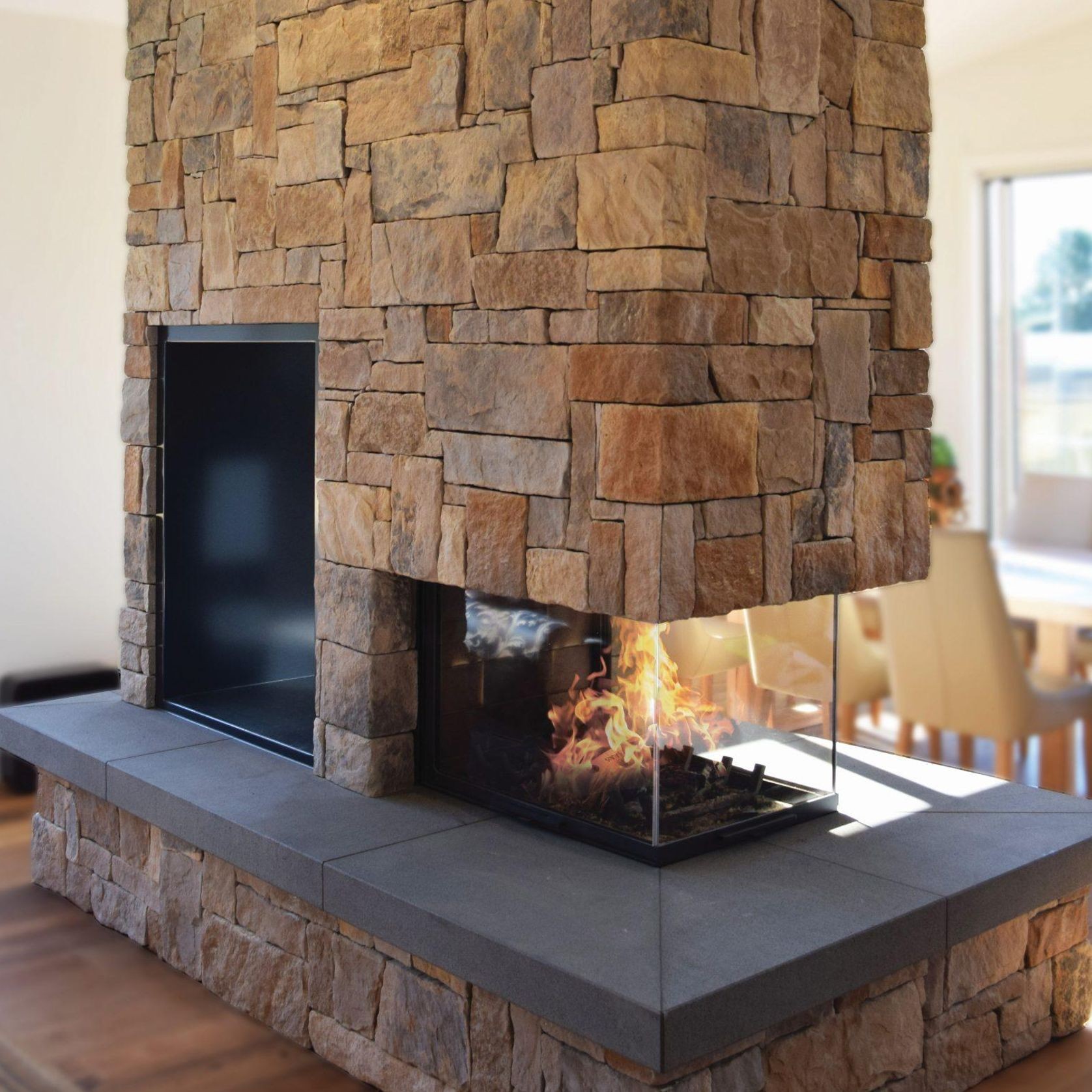 Axis EPI950 3 Sided Fireplace gallery detail image