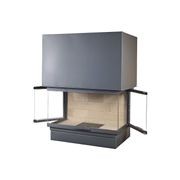 Axis H1200 3V 3 Sided Wood Fireplace gallery detail image