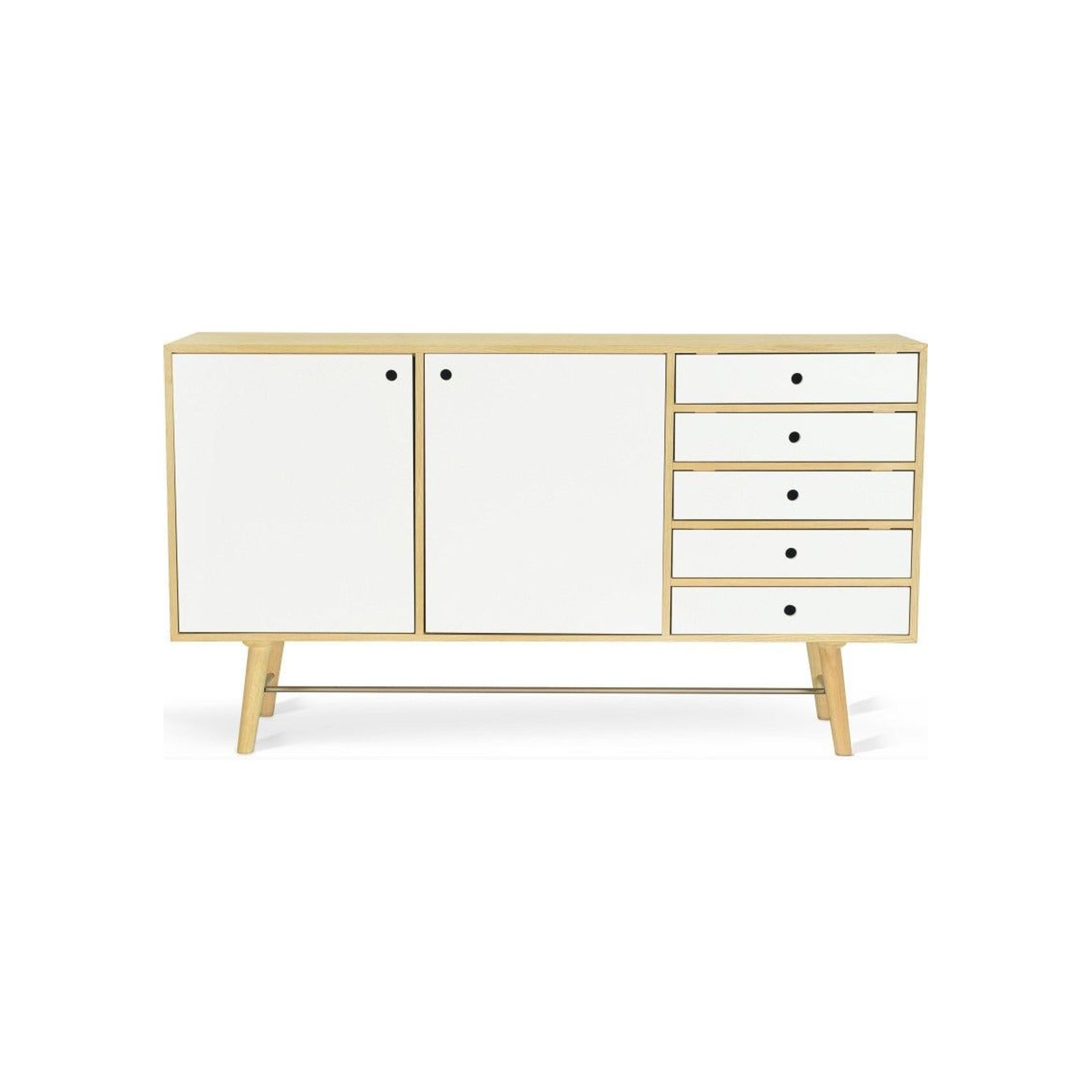 AXTELL Sideboard Buffet 180cm - White & Oak gallery detail image