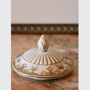 Pair of Antique German Dresden Porcelain Urns gallery detail image